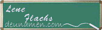 Lene Flachs Visitenkarte